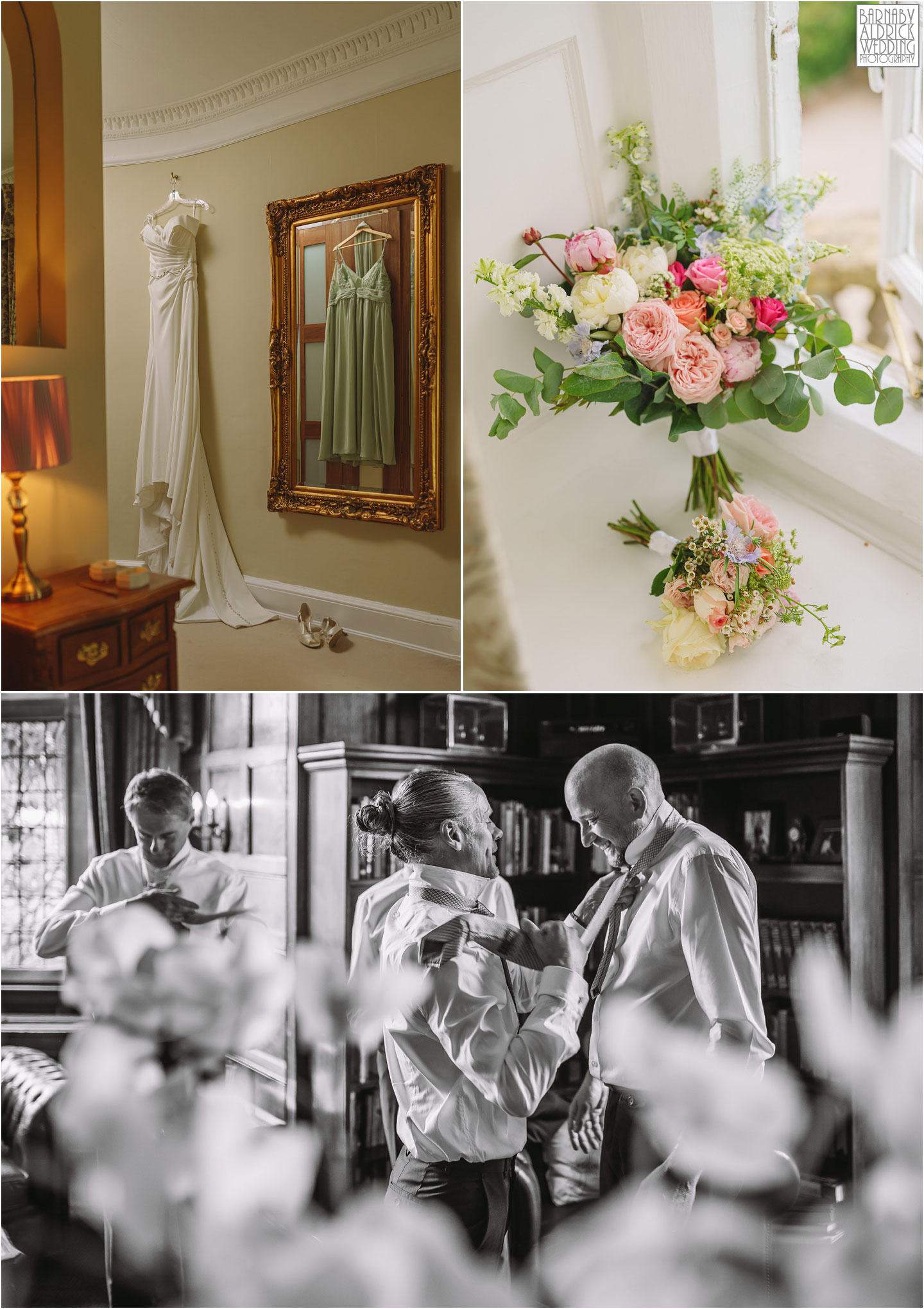 Goldsborough Hall Wedding preparations Photography