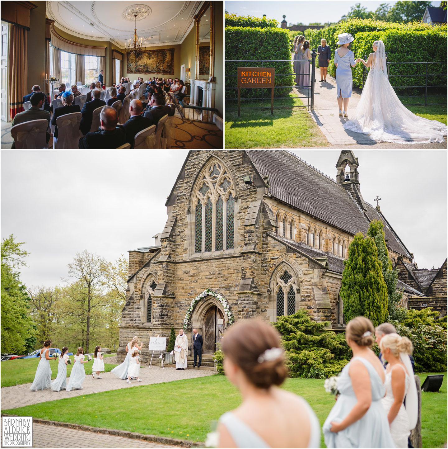 Wedding Photography at Rudding Park Chapel in Yorkshire