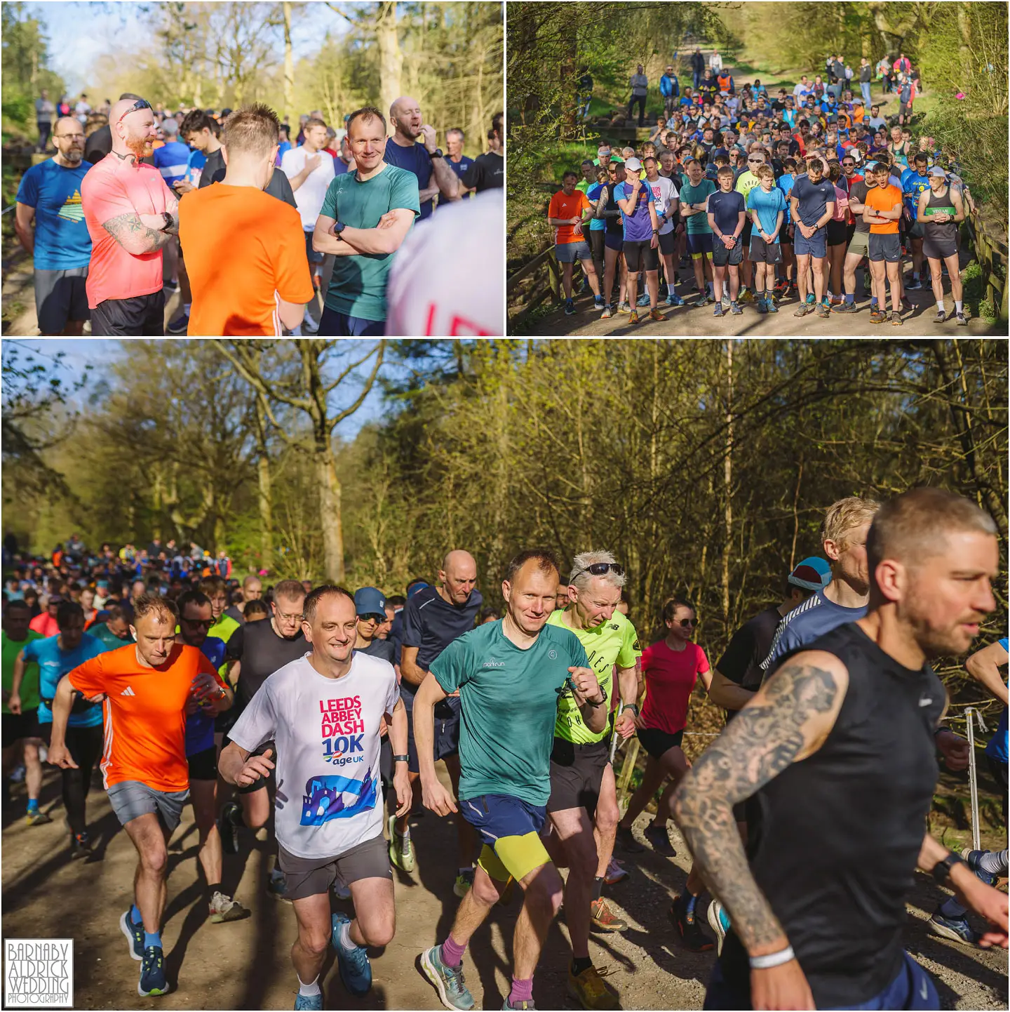 Otley Chevin Forest Park Run wedding photographer