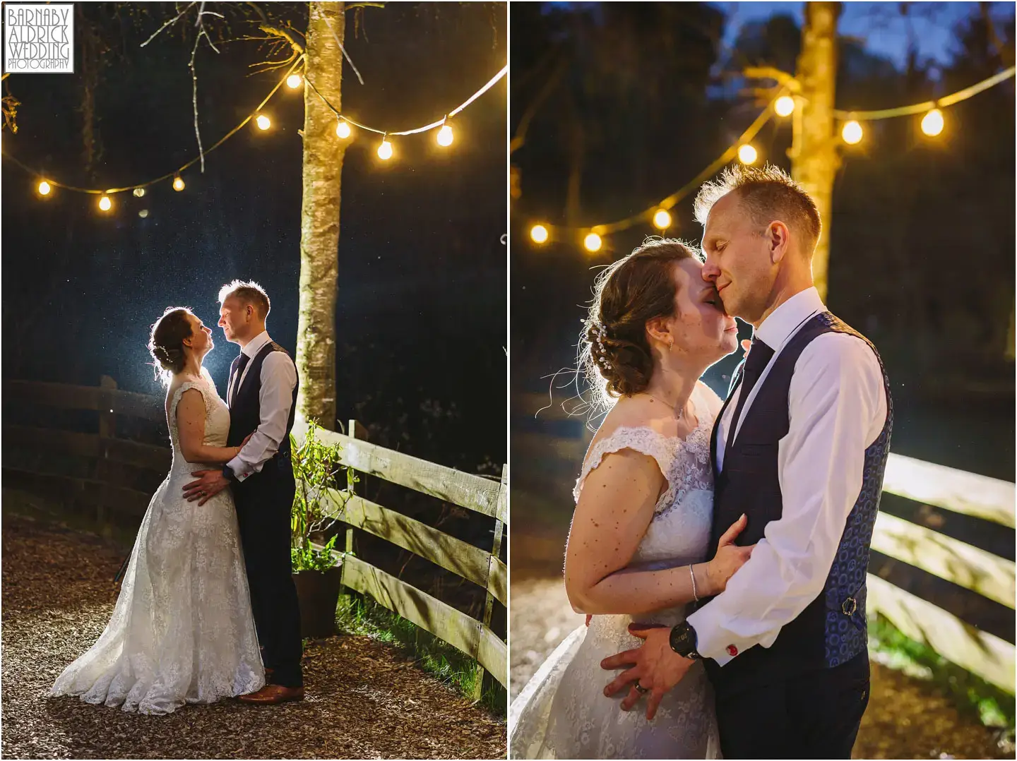 Chevin Country Park evening wedding photos