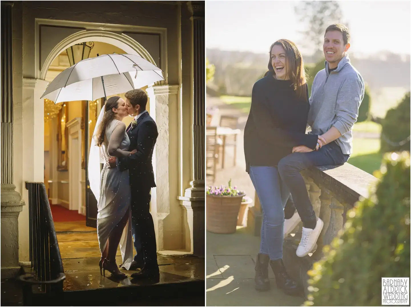 Wedding and pre-wedding photography at Goldsborough Hall in Yorkshire