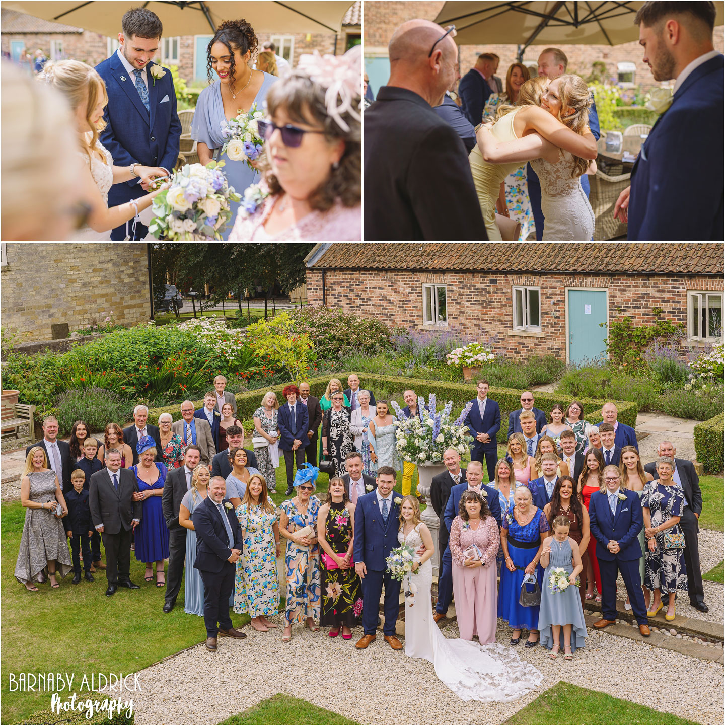 Priory Barn and Cottages Confetti wedding photos