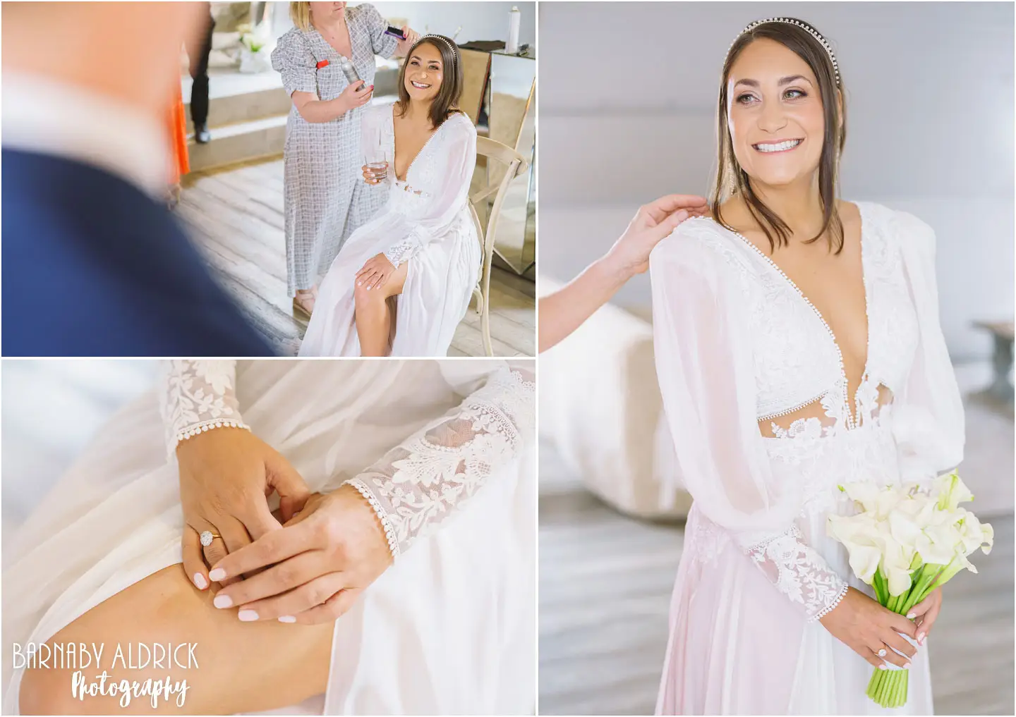 Amazing Yorkshire Bohemian wedding dress