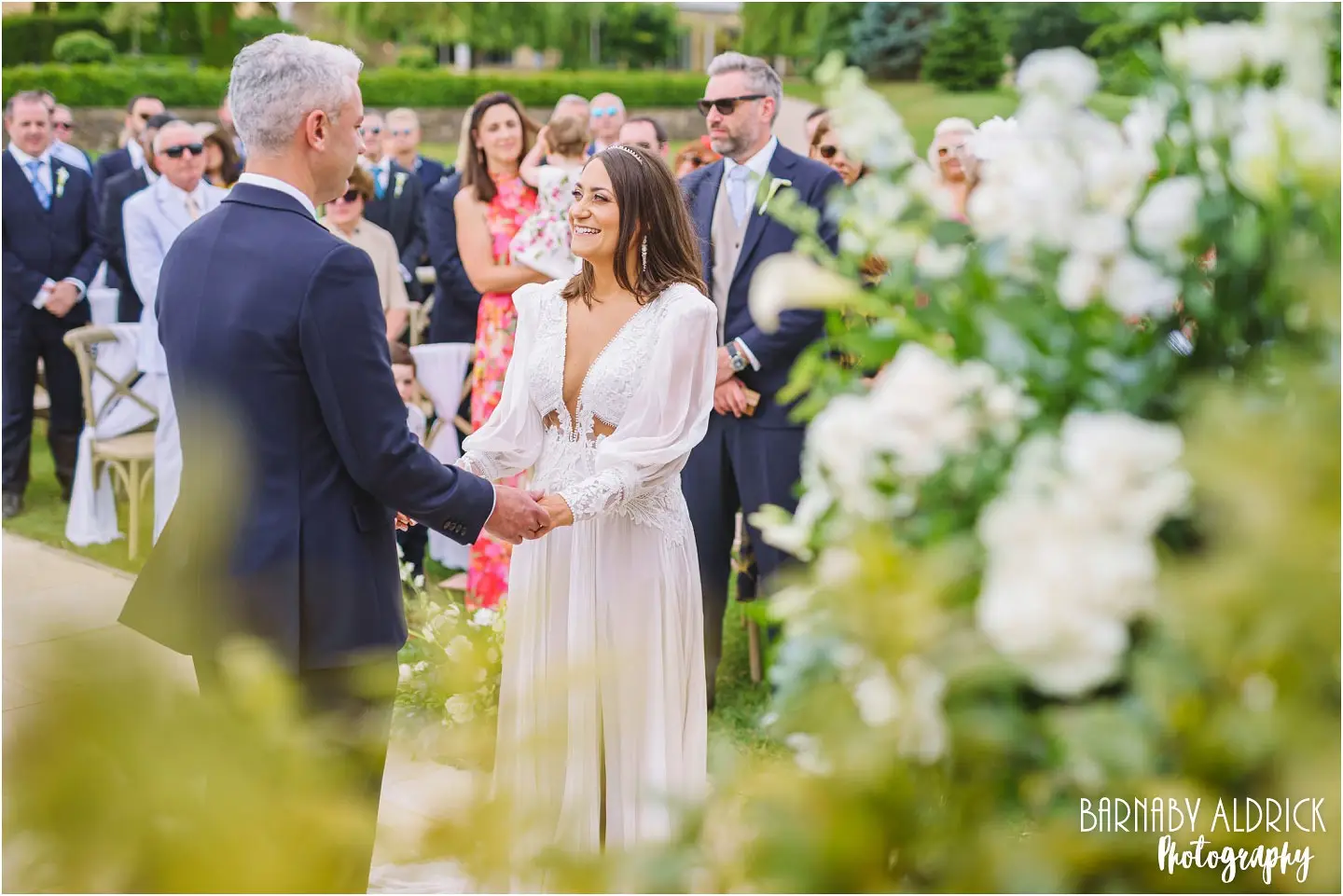 Yorkshire Wedding Barn outdoor ceremony