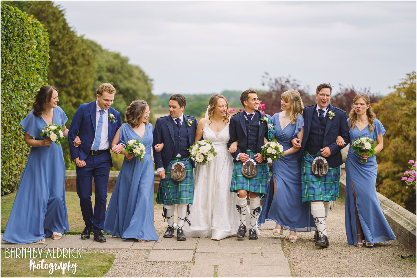 Goldsborough Hall wedding party photos