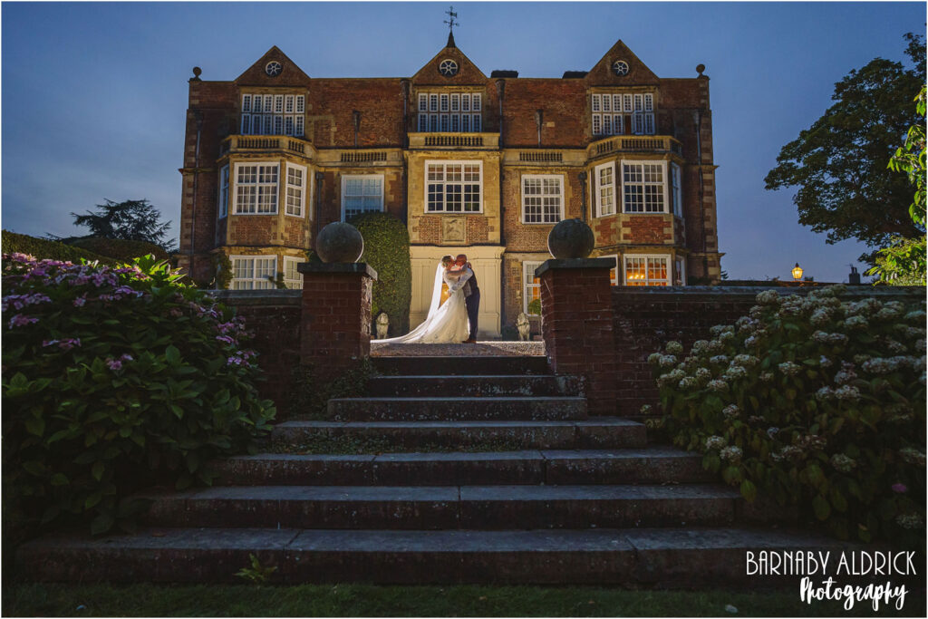 Goldsborough Hall wedding couple photographs near Knaresborough and Harrogate in Yorkshire by Barnaby Aldrick Wedding Photography