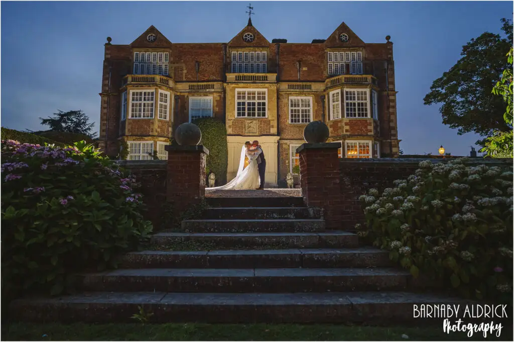 Goldsborough Hall wedding couple photographs near Knaresborough and Harrogate in Yorkshire by Barnaby Aldrick Wedding Photography
