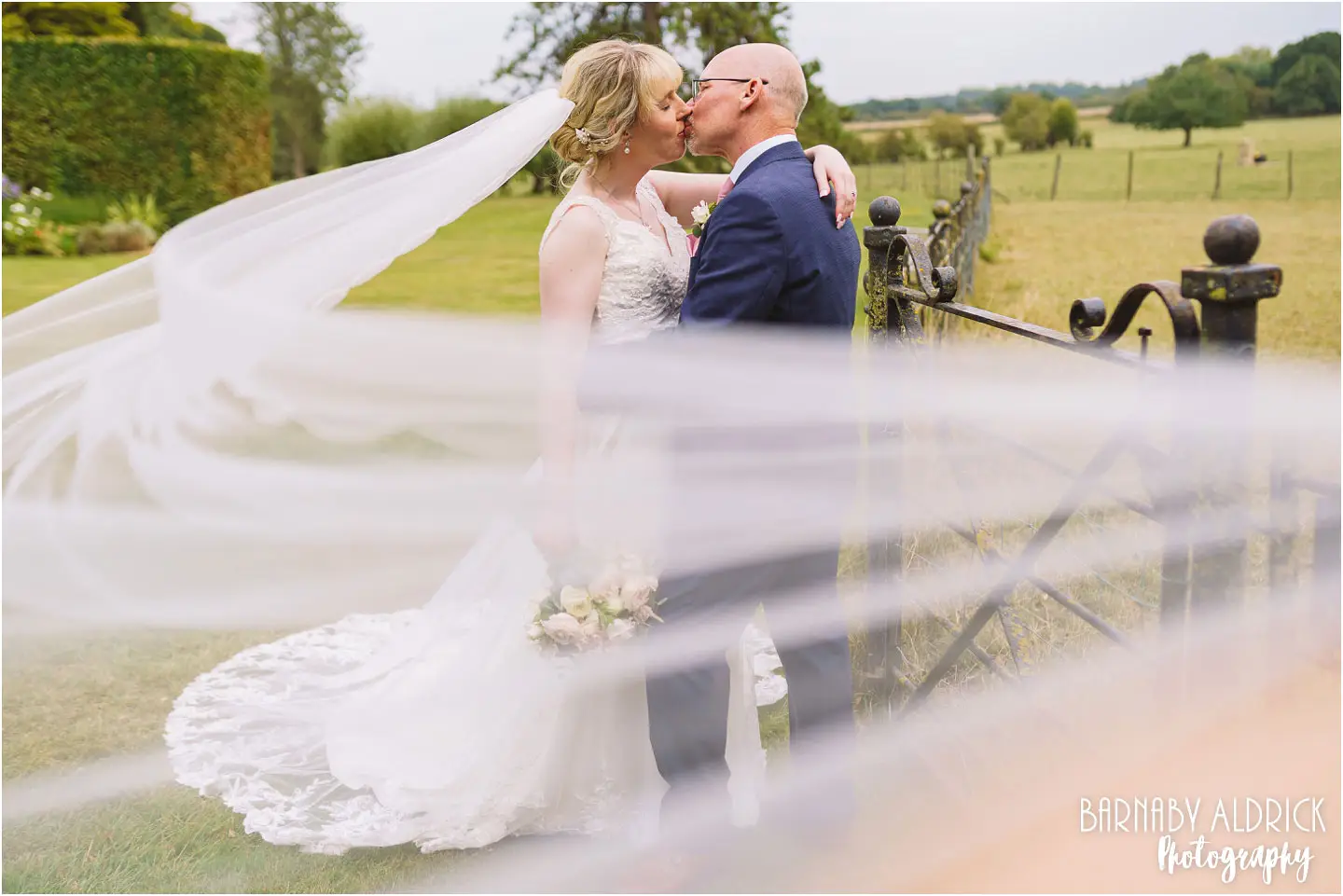 Wedding photograph at Goldsborough Hall near Knaresborough and Harrogate in Yorkshire