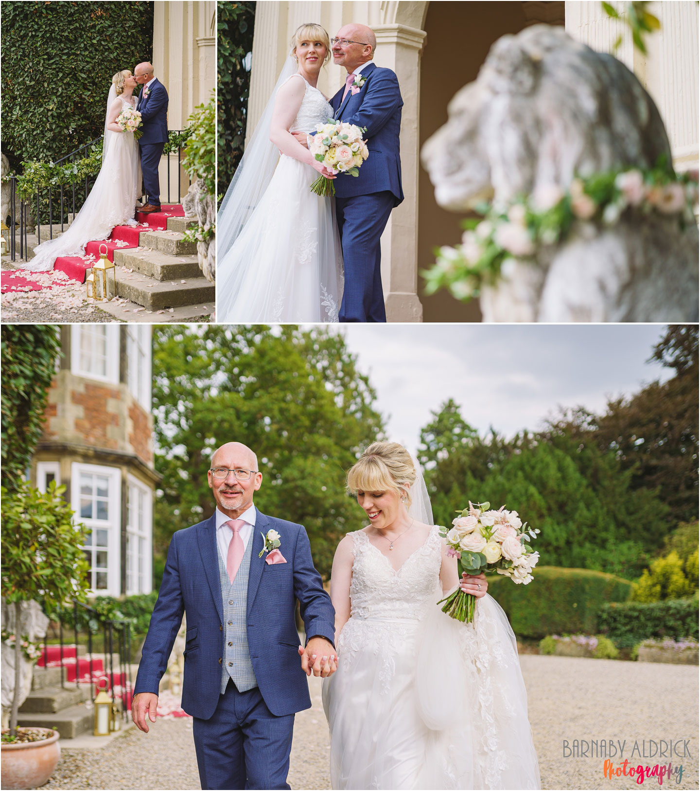 Goldsborough Hall wedding couple photo locations
