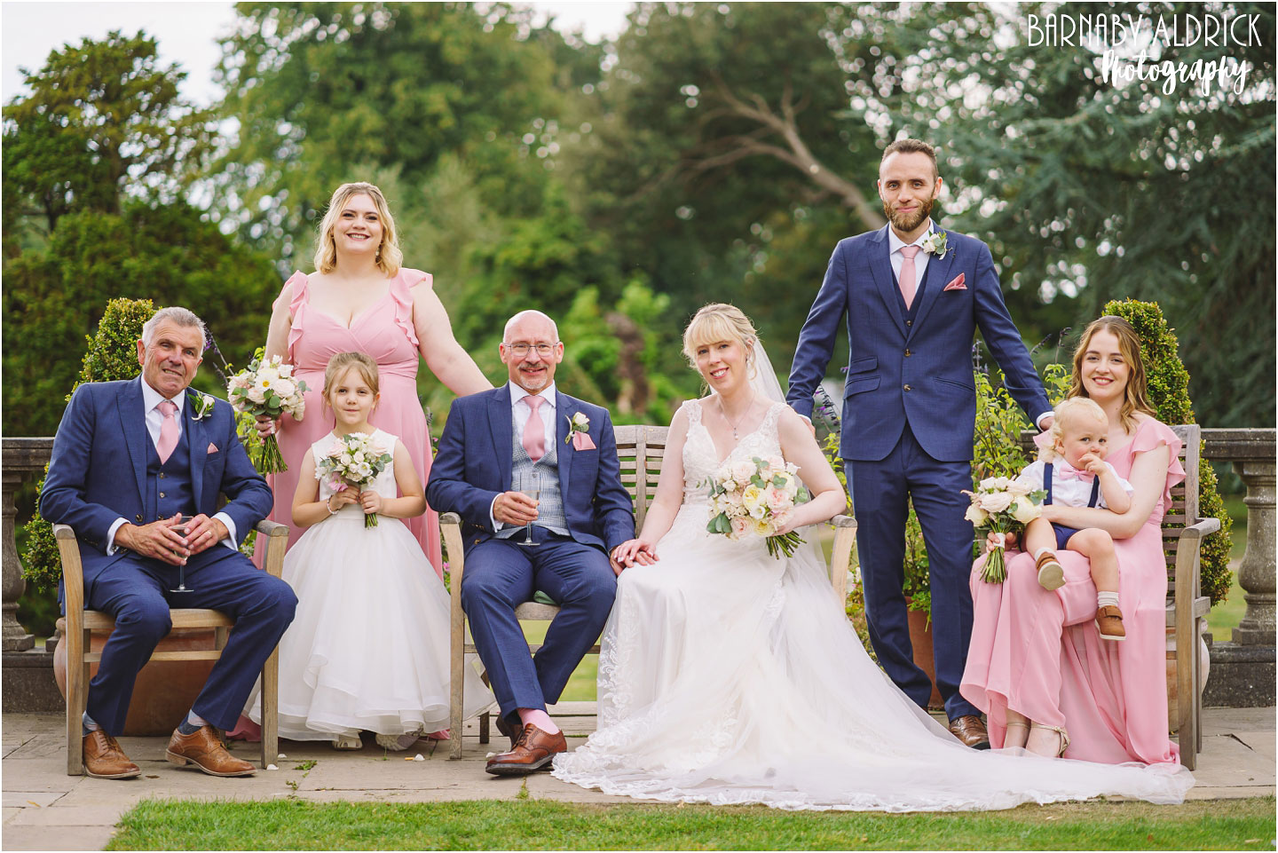 Goldsborough Hall wedding party photos