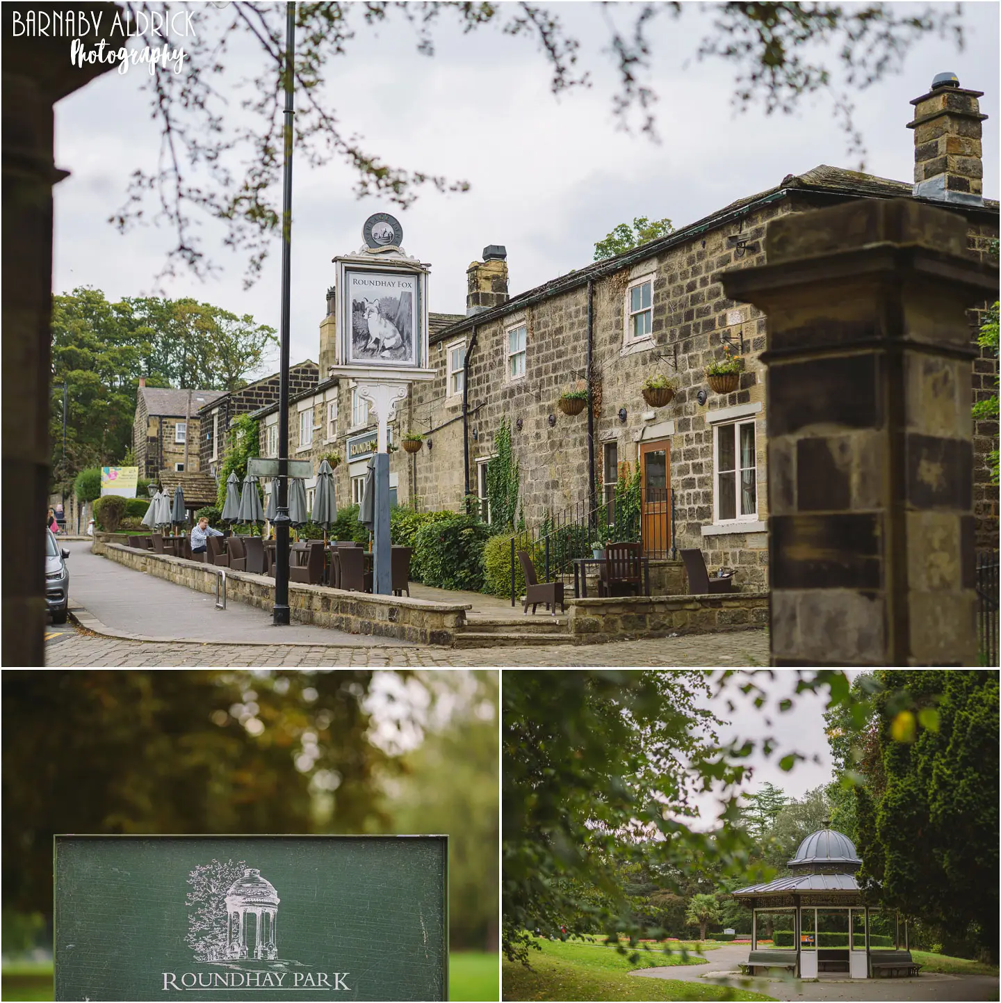 Wedding photos at Roundhay Park in Leeds