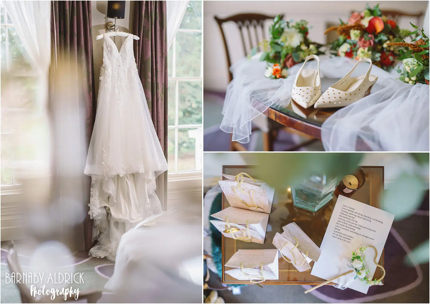 Bridal preparation wedding photos at the Mansion in Leeds