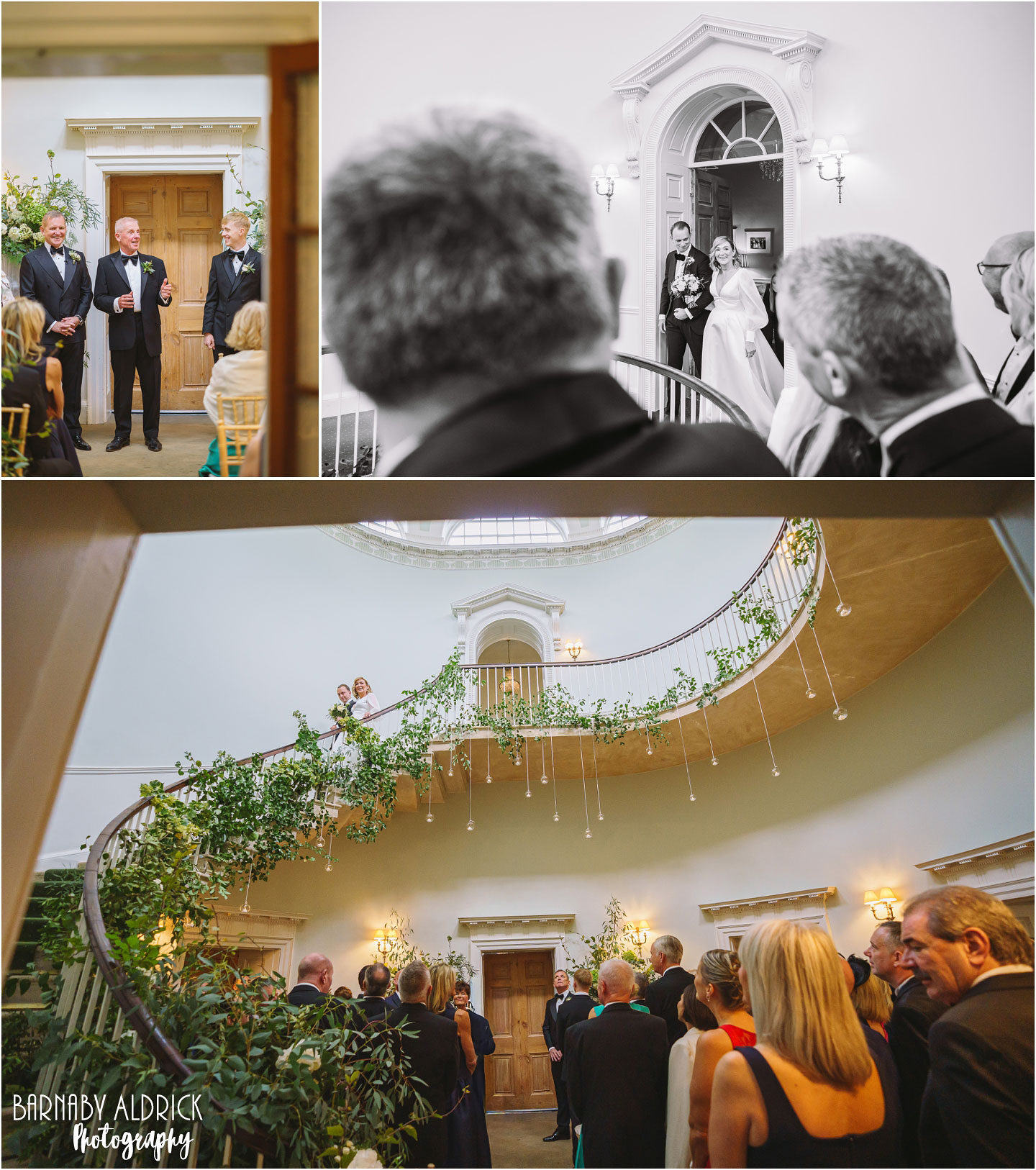 Middleton Lodge Main House staircase civil ceremony