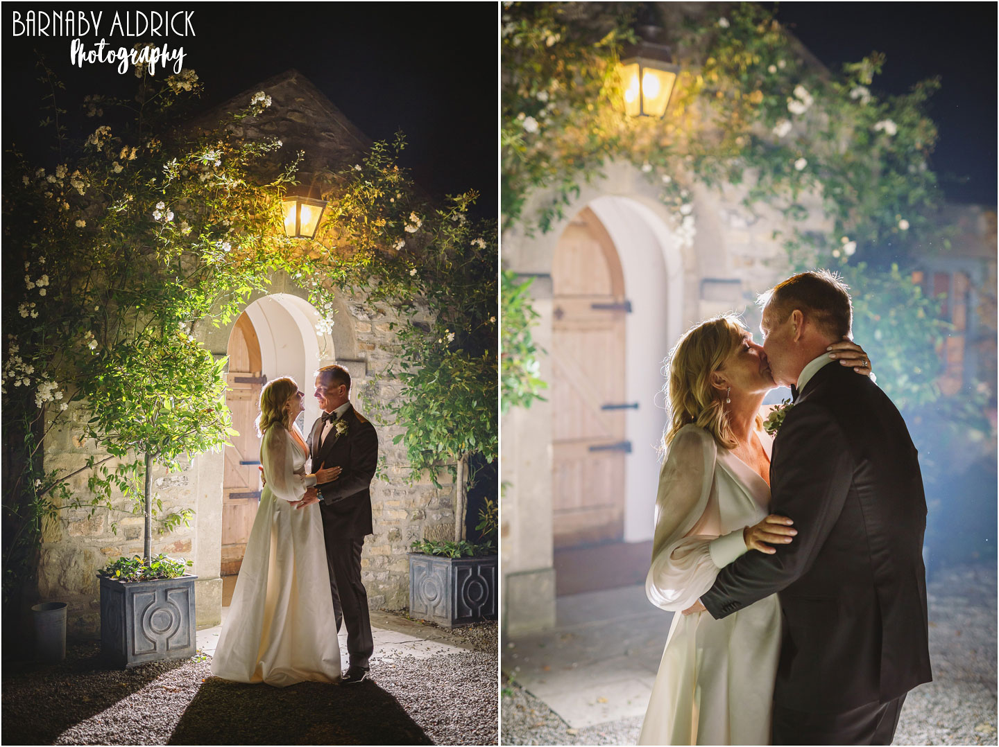 Amazing evening couple portraits at the Fig House and Walled Garden at Middleton Lodge in Yorkshire, Middleton Lodge Exclusive Hire wedding photos