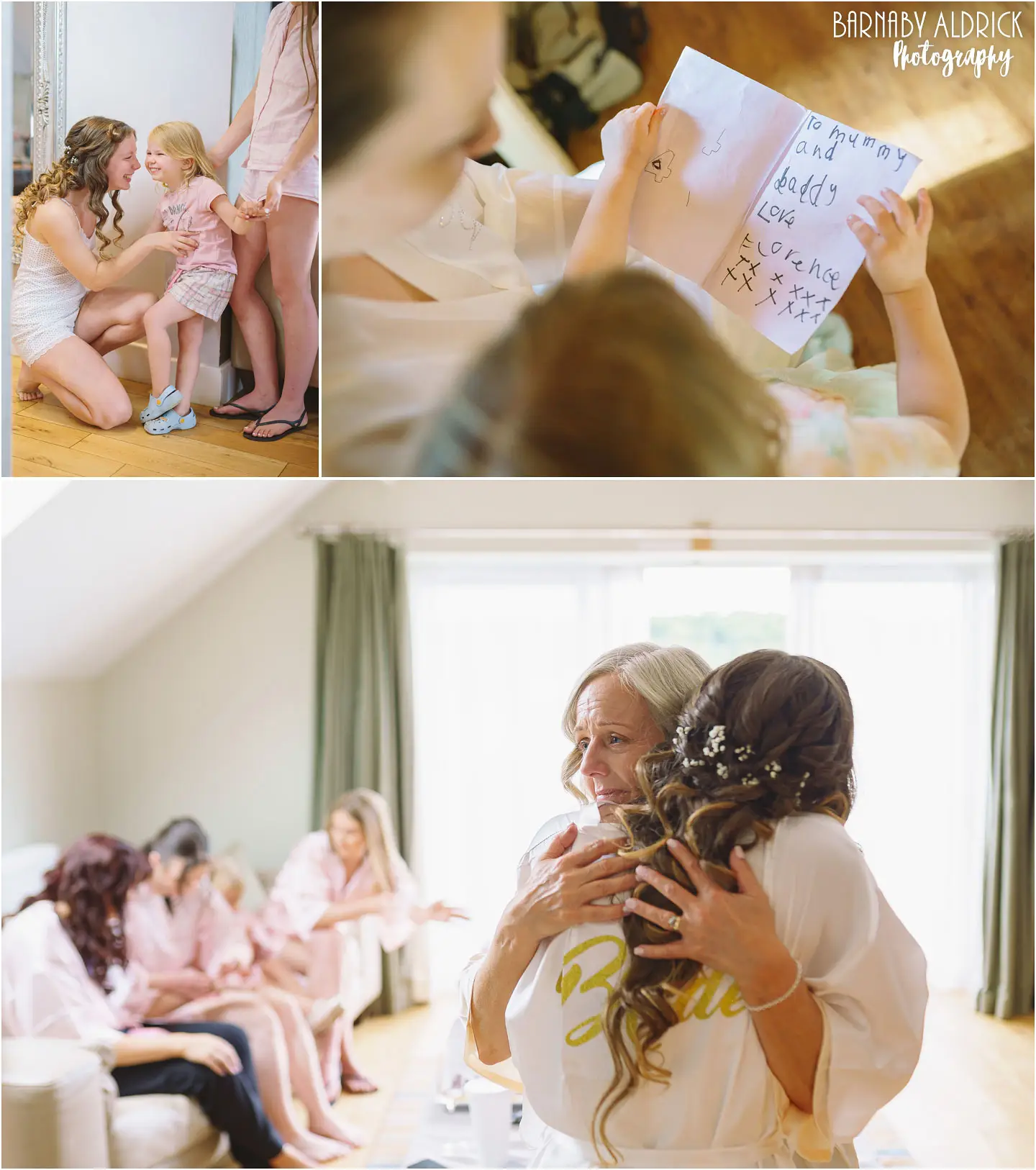 Wedding photography of Bridal Preparations at Bunny Hill wedding venue in Yorkshire