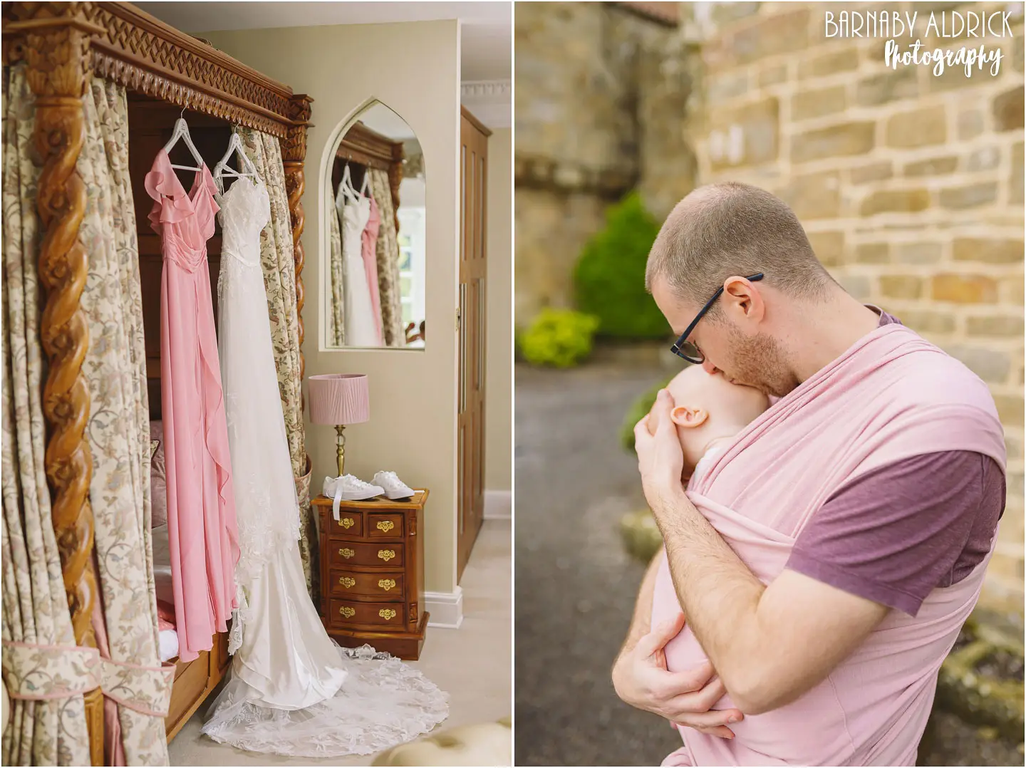 Wedding Dresses in the Presidential suite at Goldsborough Hall