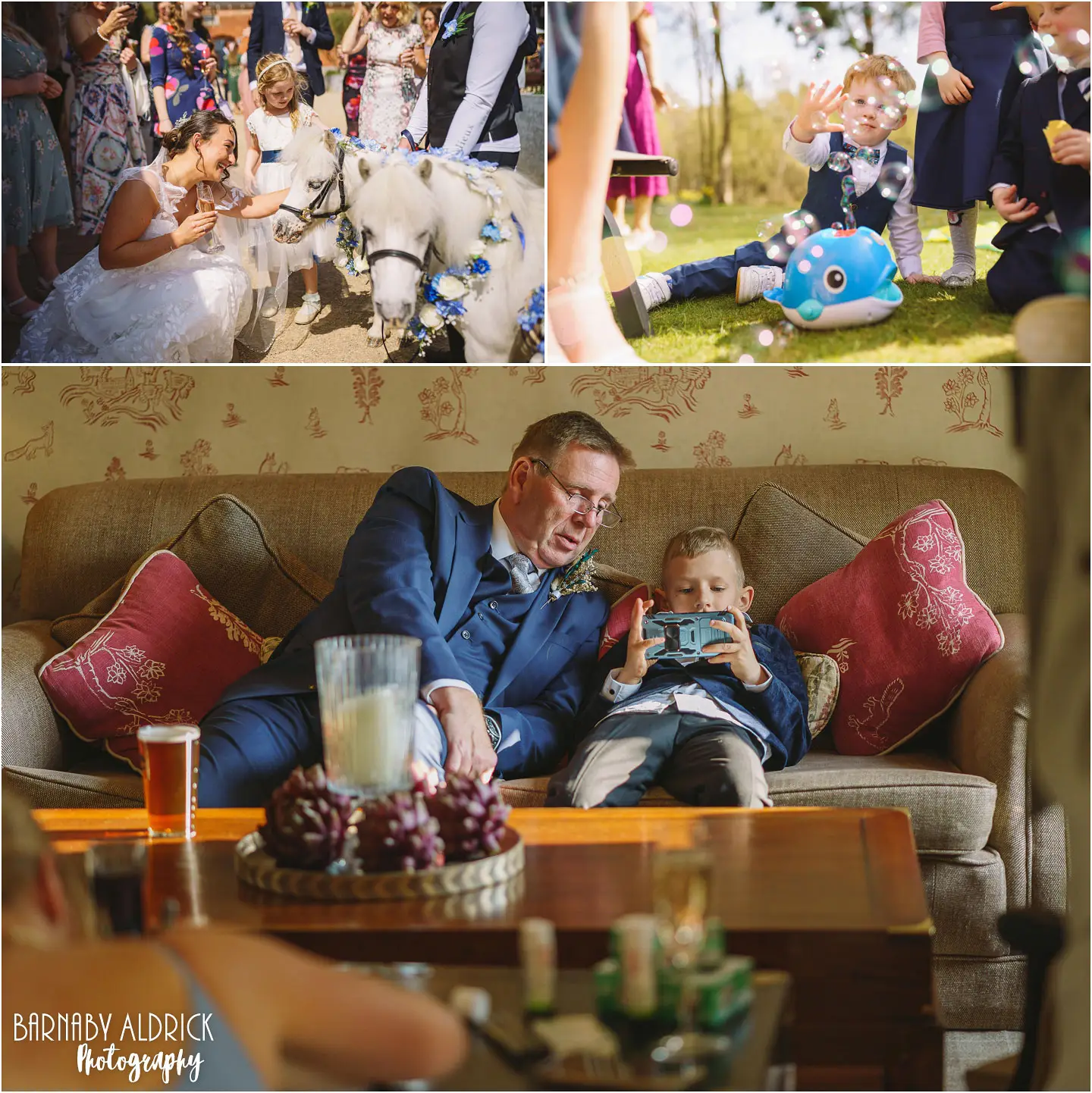 Candid unobtrusive wedding photography around Yorkshire specialising in family moments