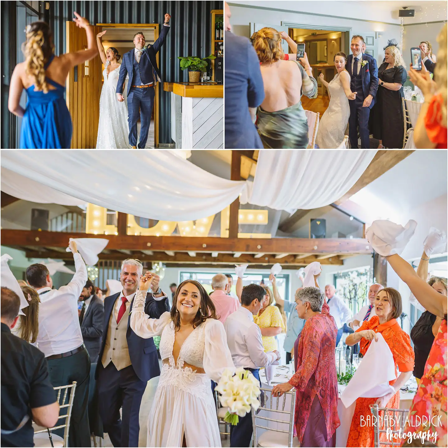 Fun Wedding Breakfast Entrance ideas in Yorkshire