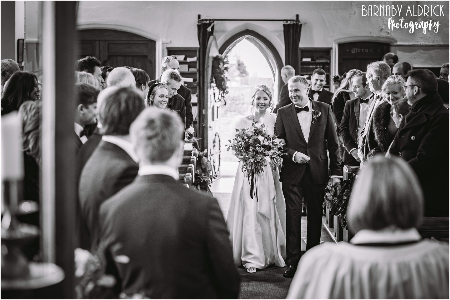 Relaxed Yorkshire church wedding photographer