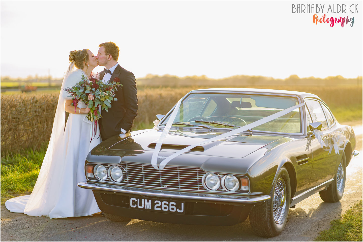 Amazing Yorkshire wedding car, 1969 Aston Martin DBS 