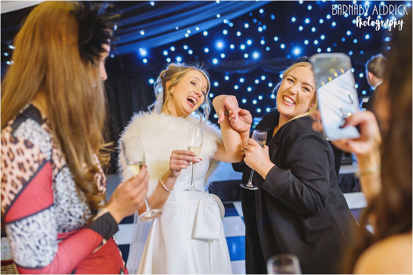 Candid fun wedding photographer yorkshire