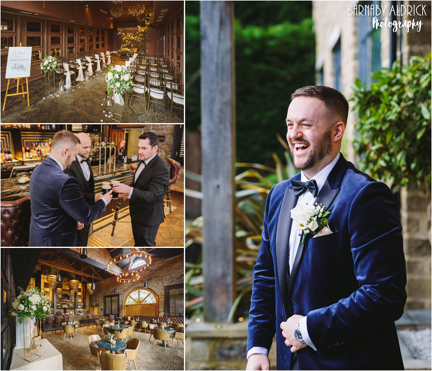 Wedding photos at the Coach House in Lindley