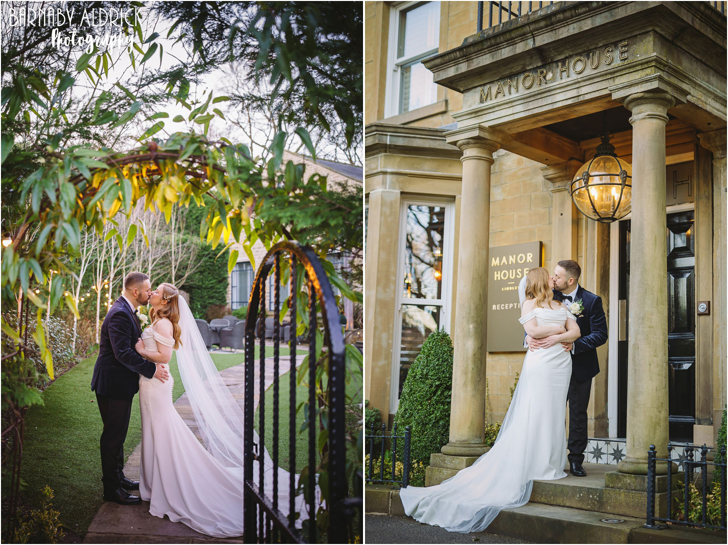 Wedding photography at the Coach House in the Manor House Lindley