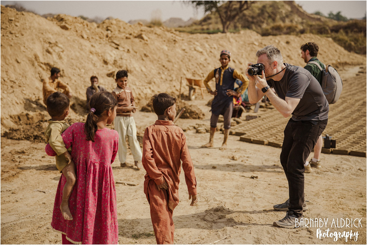 Brick work street photography in Pakistan 2026