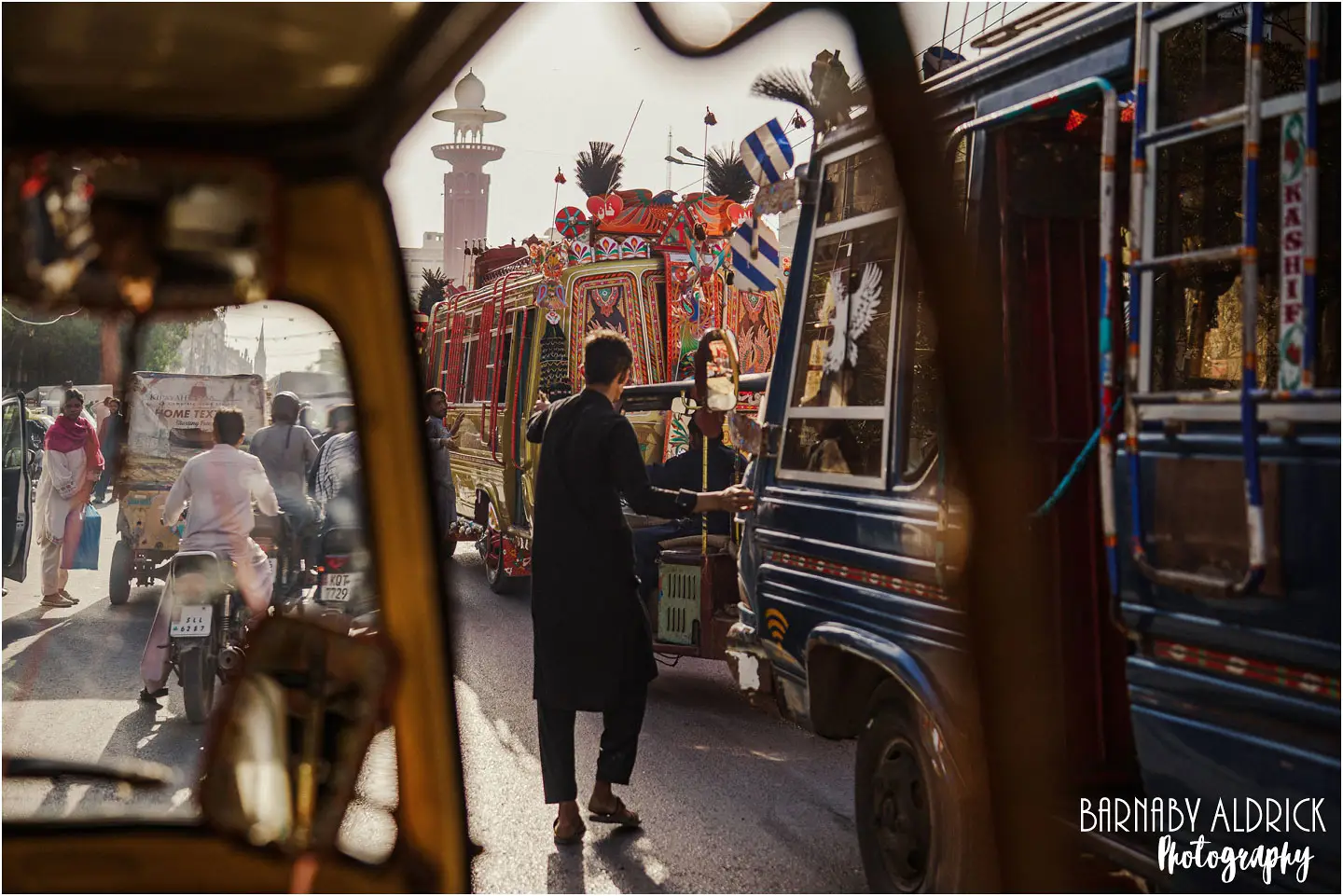 Street scene in Karachi Pakistan