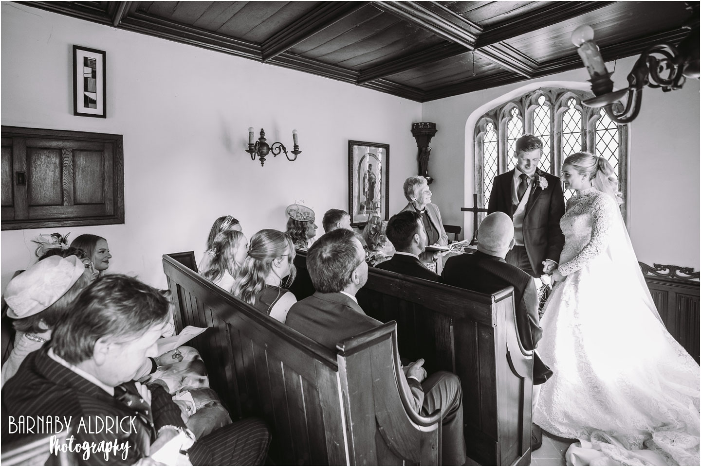 Bowcliffe Hall tiny Chapel wedding photography
