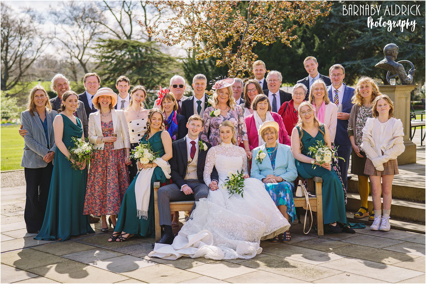 Relaxed wedding family photos at Bowcliffe Hall