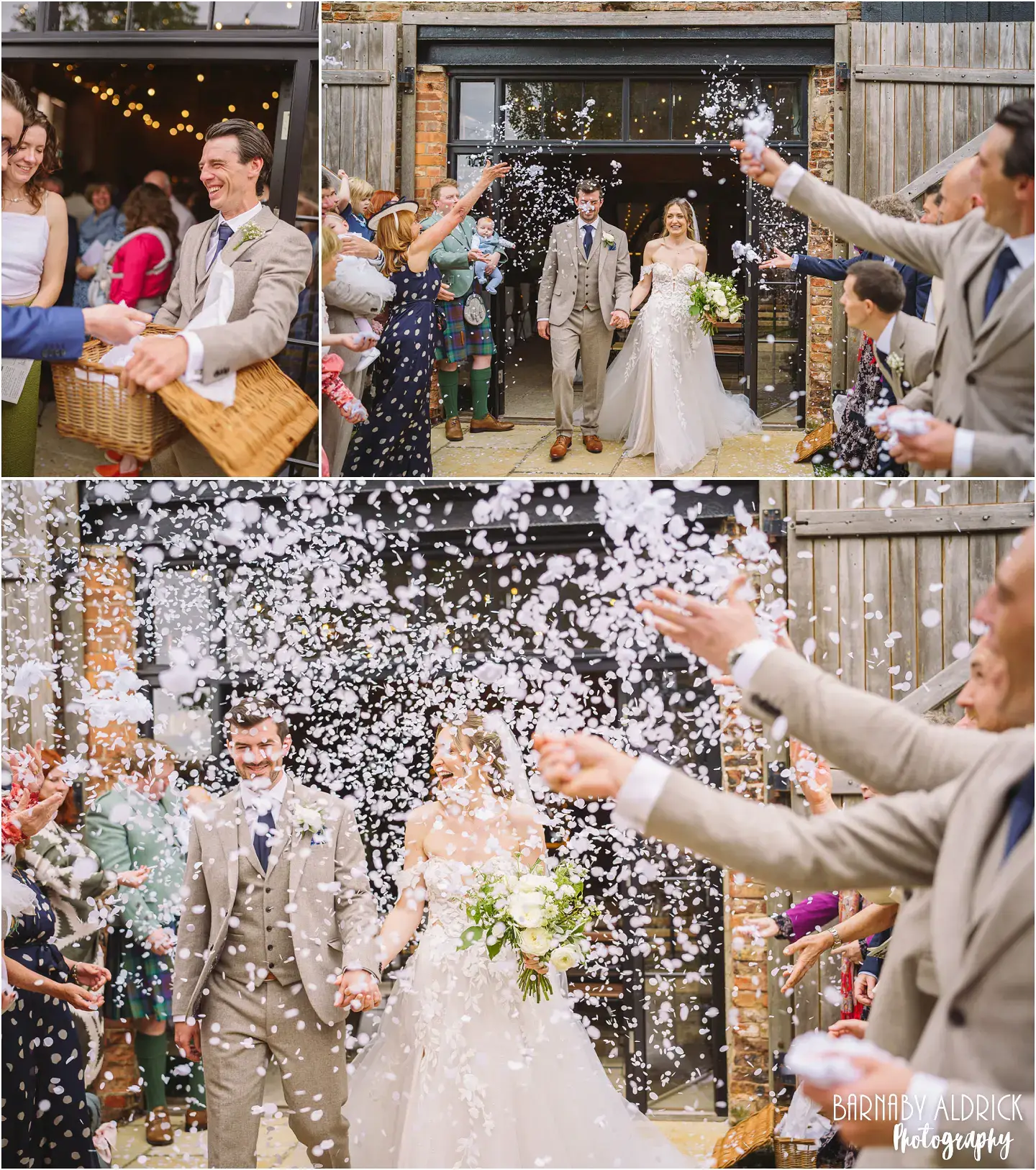 Riverlands Wedding Barns Wedding Barn Confetti East Yorkshire
