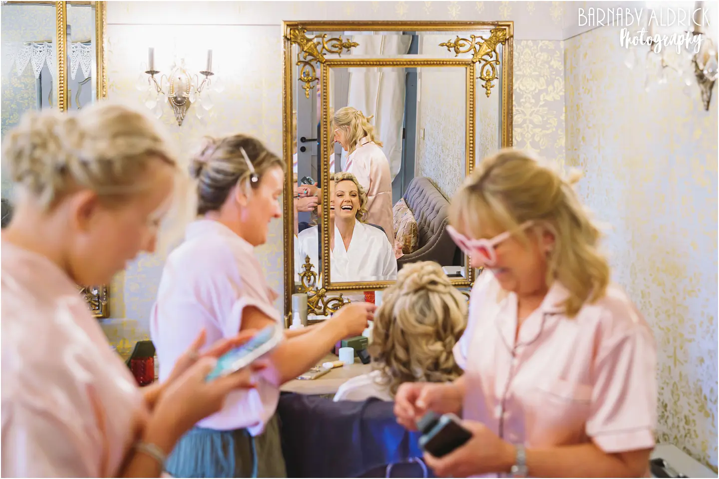 Bridal Preparations at Wharfedale Grange Wedding Photography