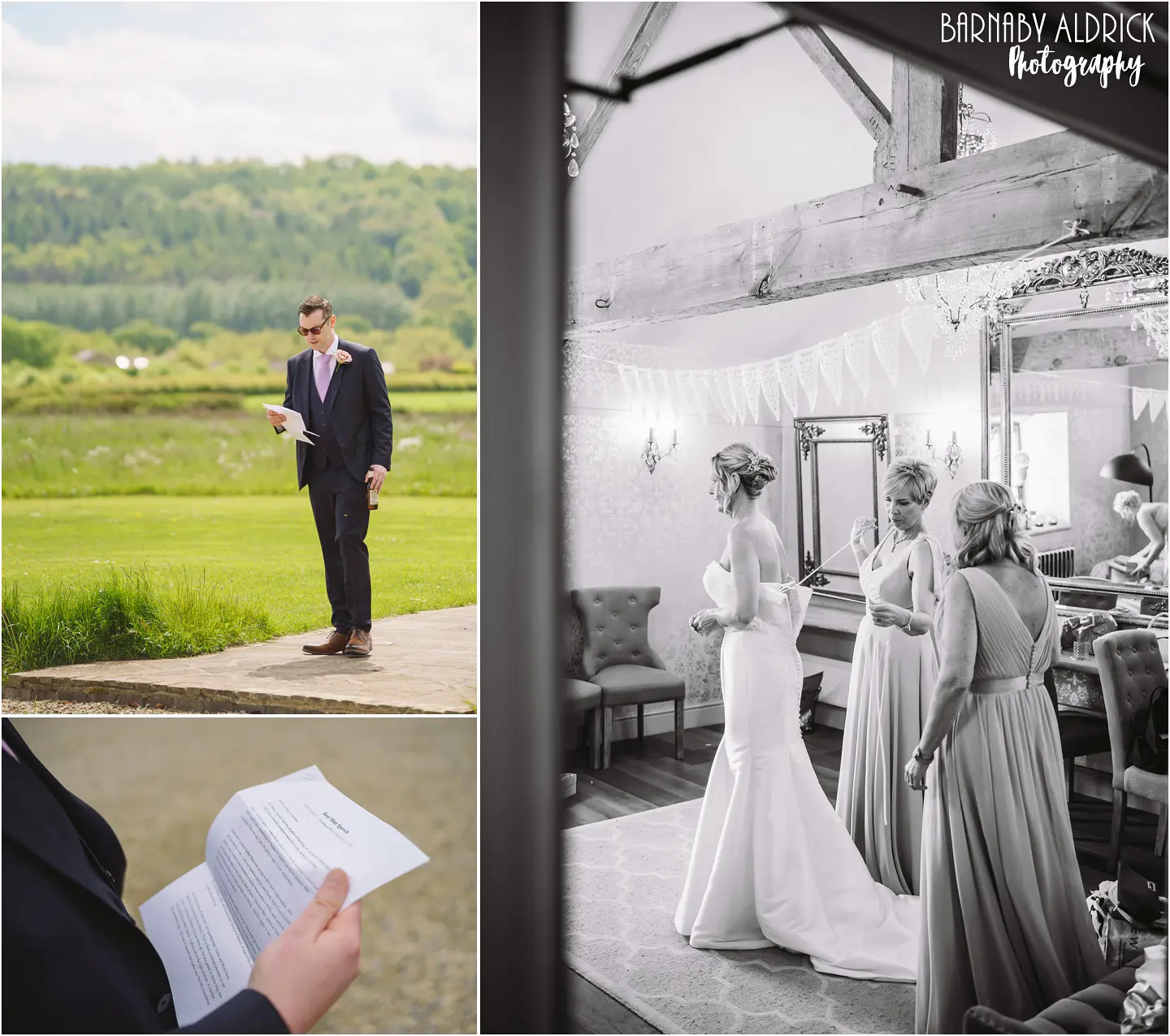 Candid wedding photography at Wharfedale Grange in Yorkshire