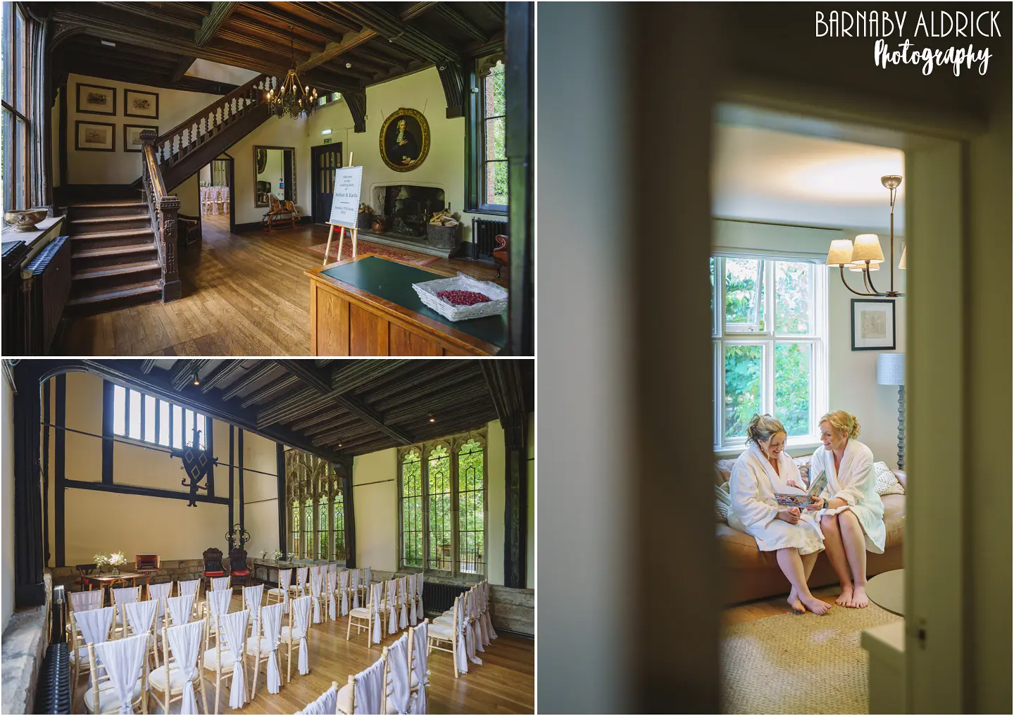 Samlesbury Hall wedding photos near Preston in Lancashire