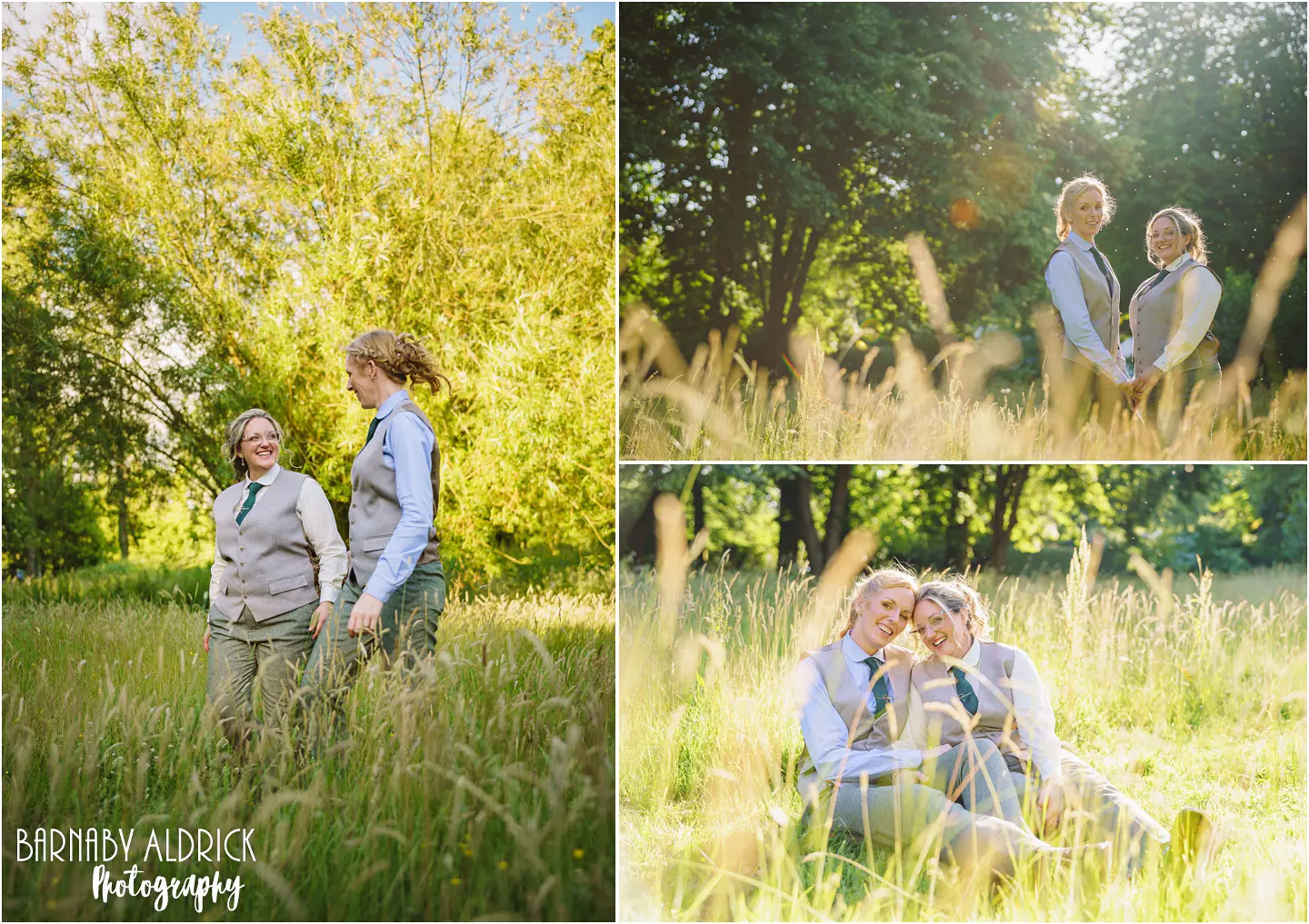 Evening golden hour portraits at Samlesbury Hall near Preston