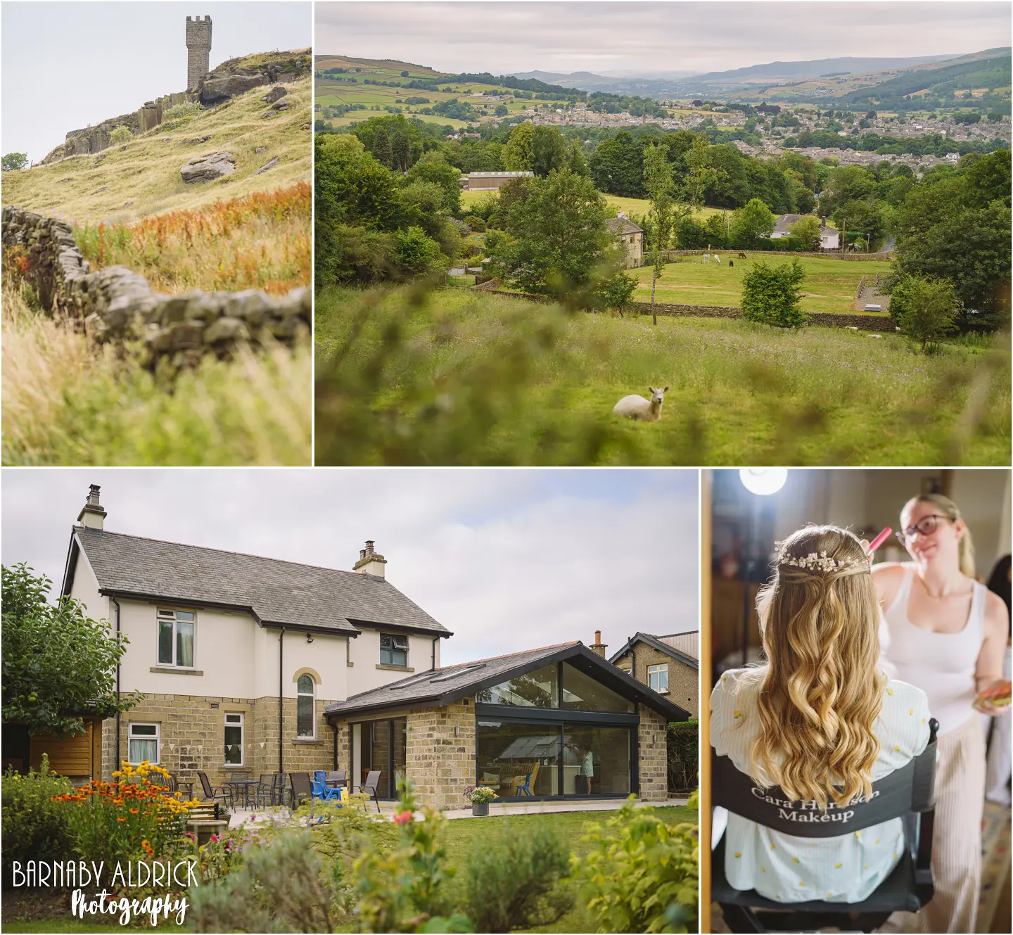 Wedding photos in Sutton in Craven Yorkshire