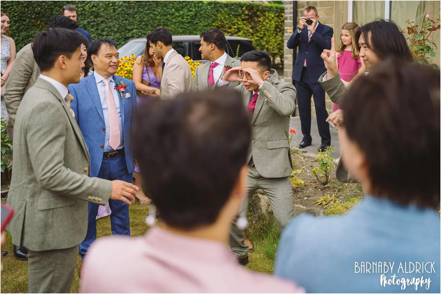 Traditional Chinese Door Games Wedding Photos in Yorkshire