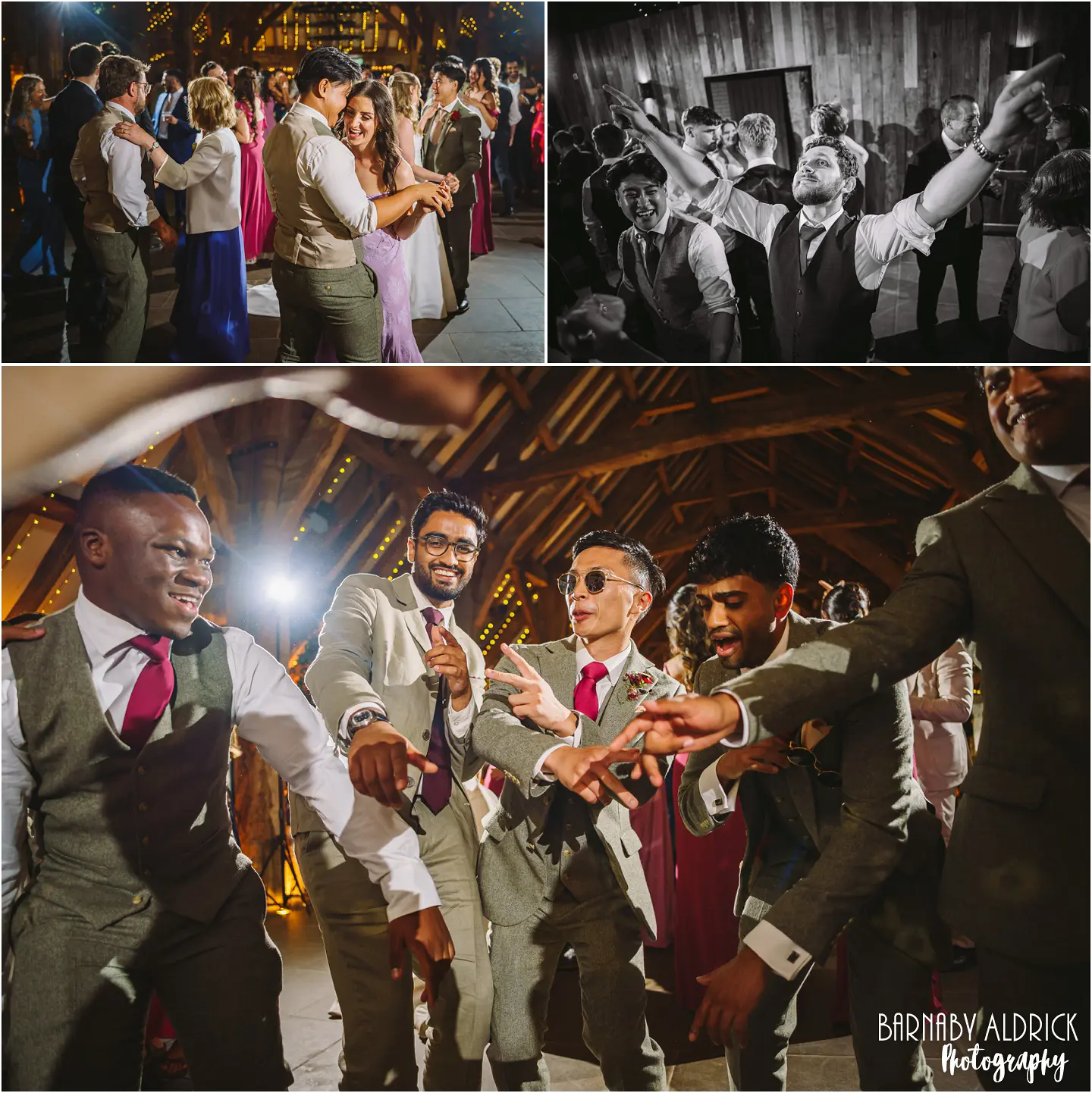 Dancefloor action at The Tithe Barn in the Yorkshire Dales