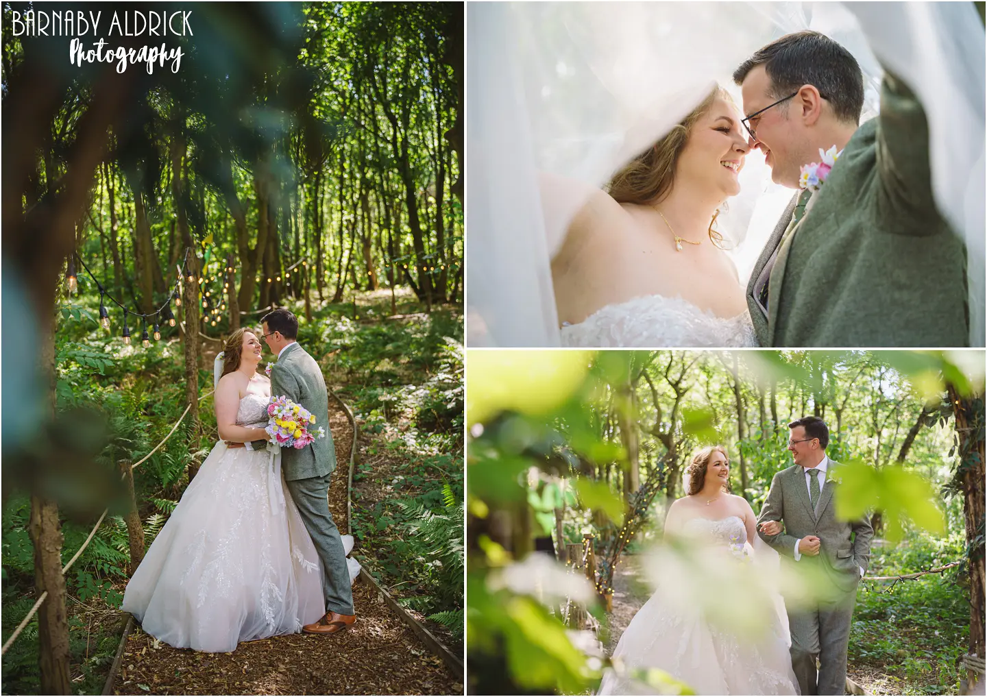 Woodland Wedding venue Cockley Wood Weddings near Wakefield Yorkshire