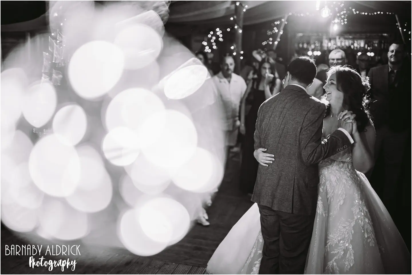 First dance at Cockley Wood Weddings near Wakefield Yorkshire
