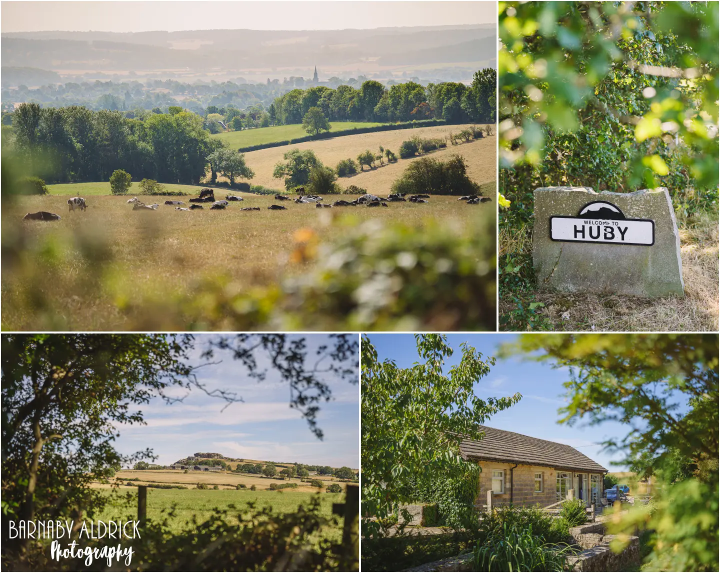 Bridal preparations at Newby Farm Cottage near Huby in Yorkshire