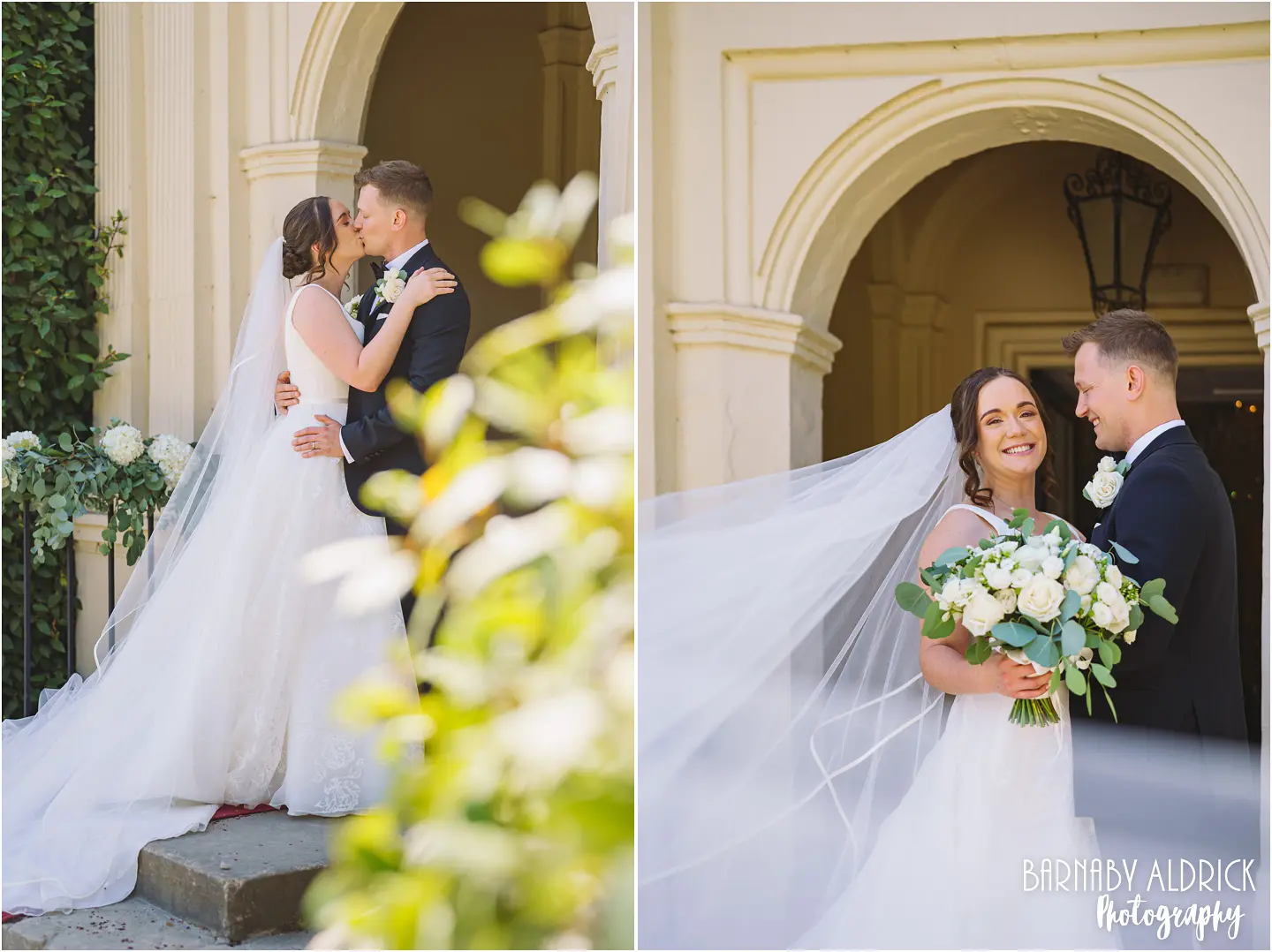 Wedding photos at Goldsborough Hall in Yorkshire