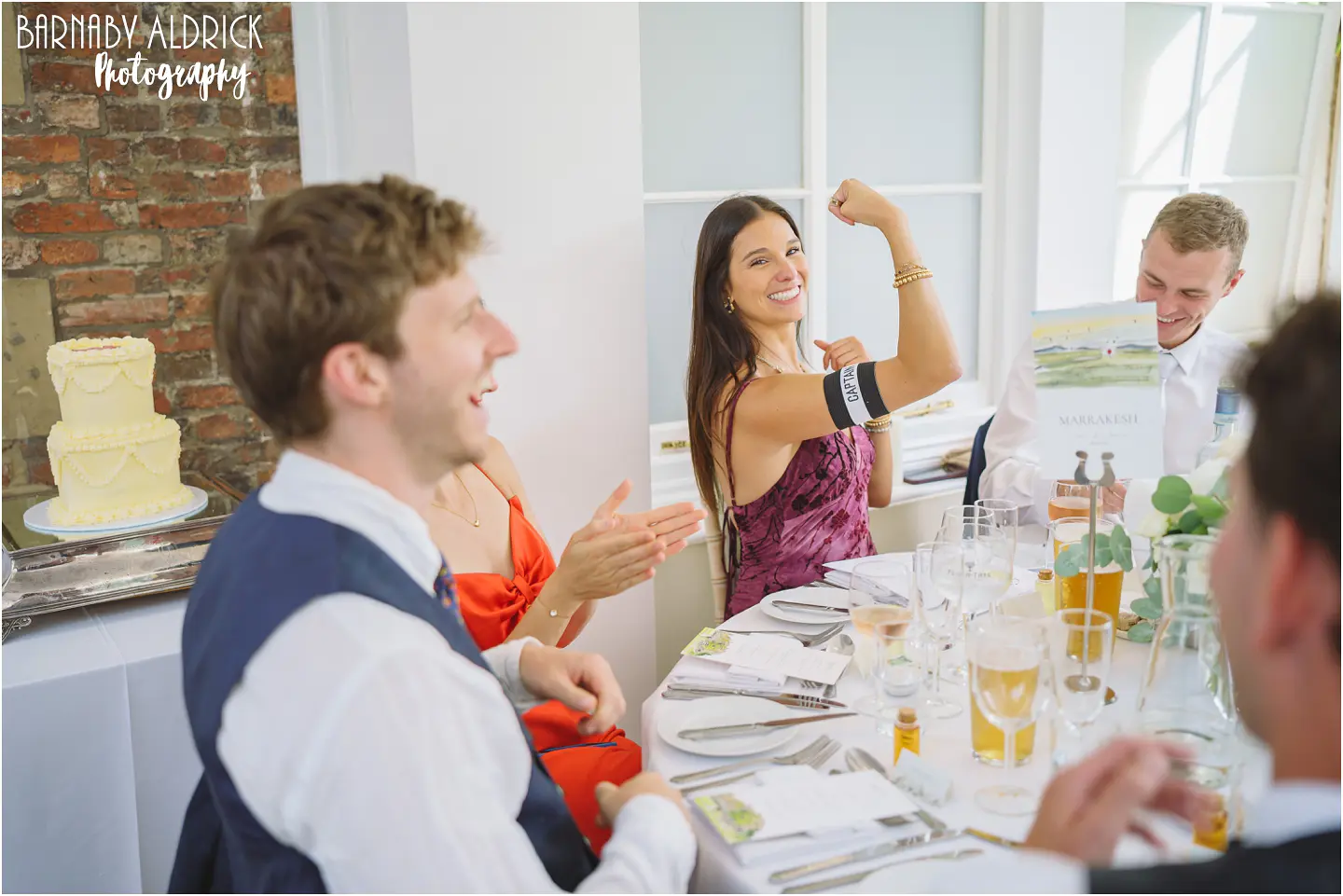 Wedding breakfast captain inspiration idea
