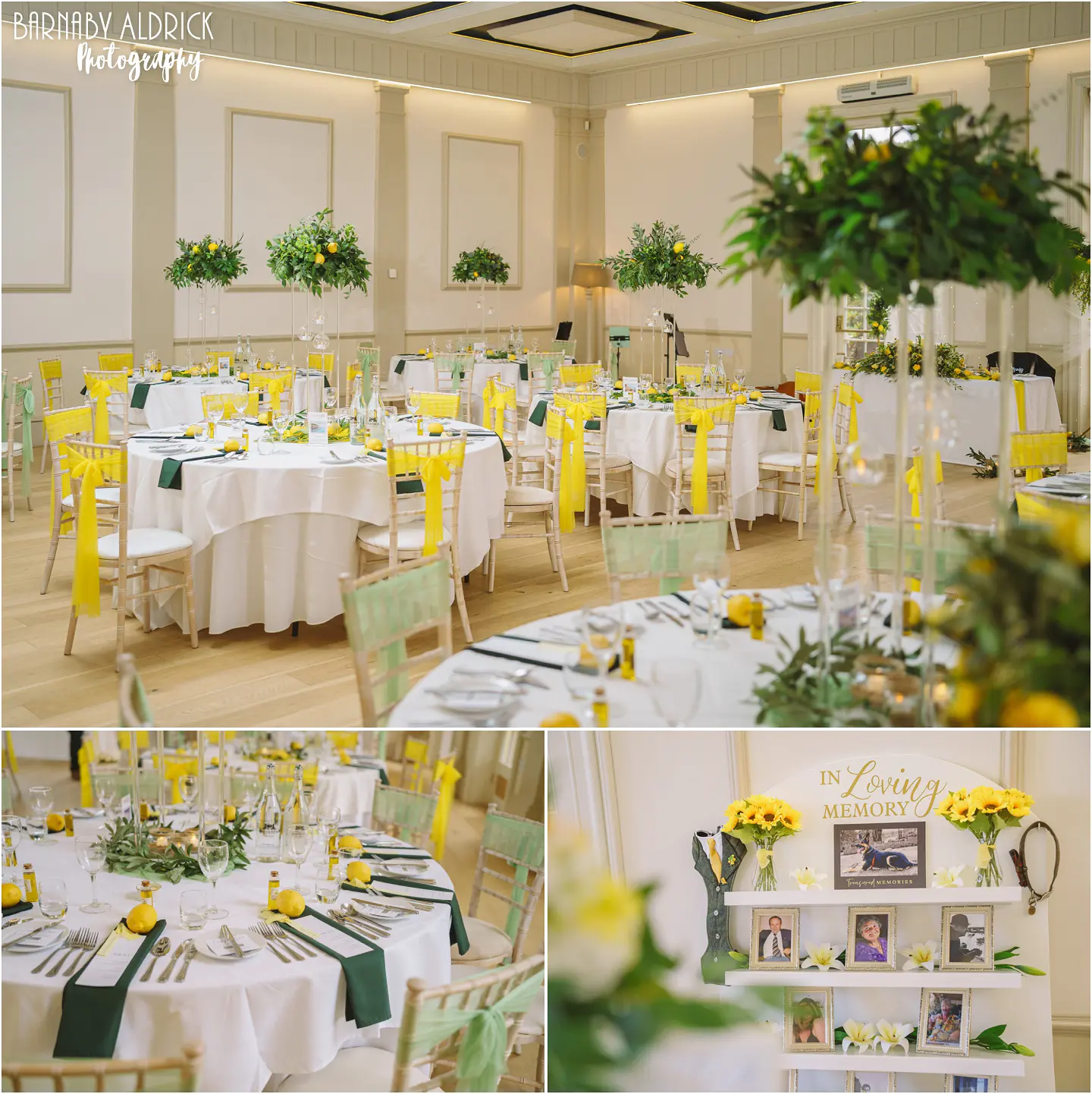 Wedding breakfast inspiration at Relaxed wedding photography at Hodsock Priory Nottinghamshire