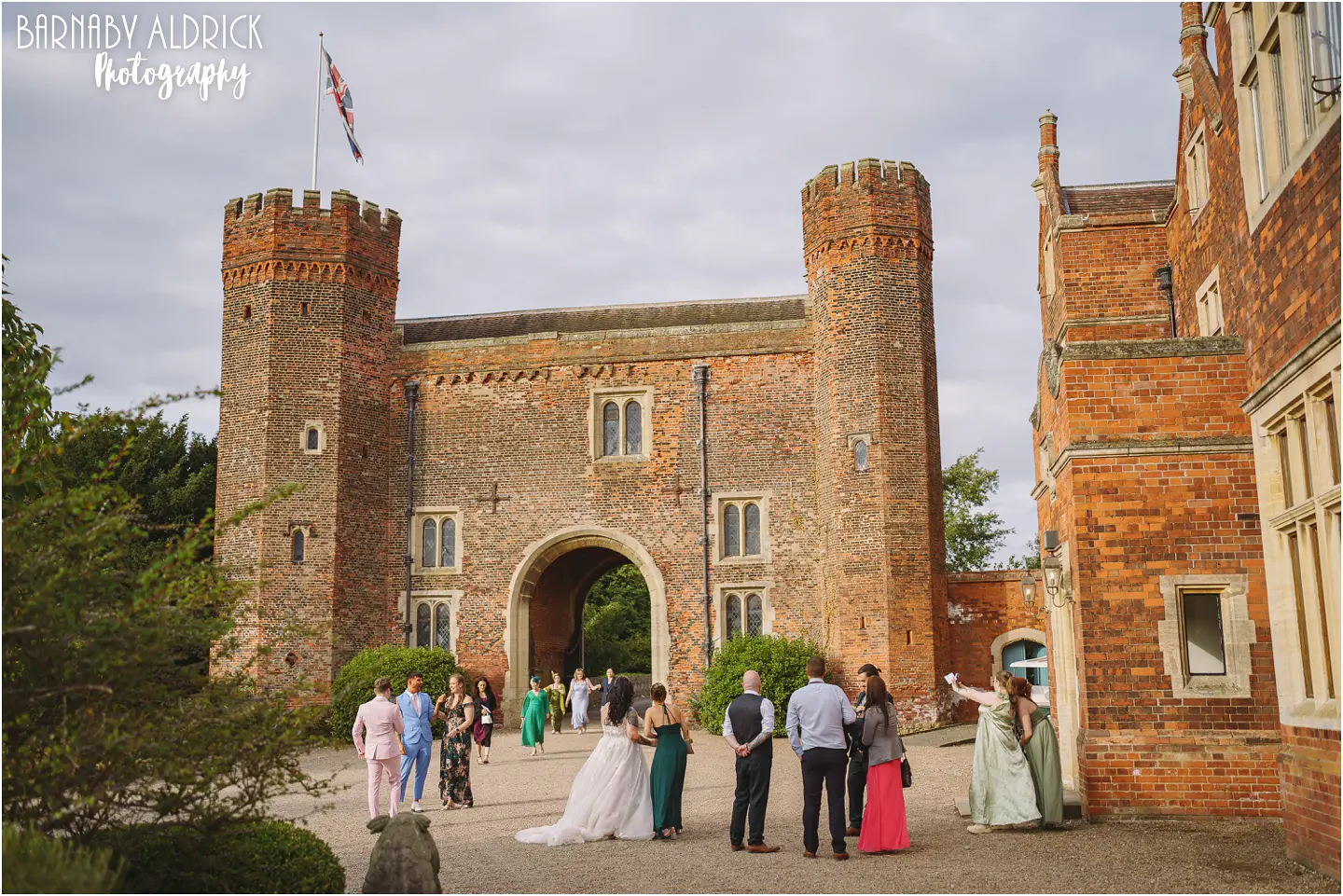 Documentary wedding photography at Hodsock Priory Nottinghamshire
