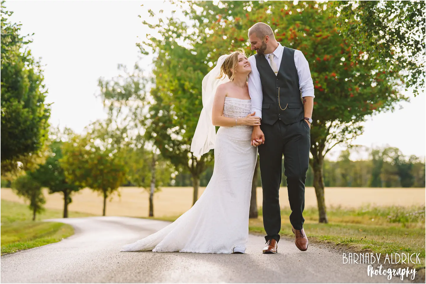 Relaxed Candid Priory Cottages Wedding Photography by Yorkshire Photographer Barnaby Aldrick