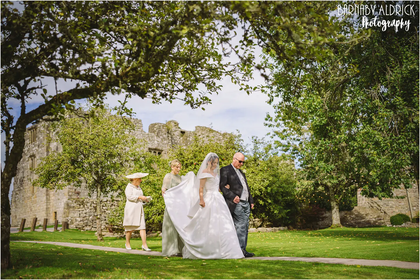 Ceremony at the Priests House at Barden Tower in the Yorkshire Dales wedding photos