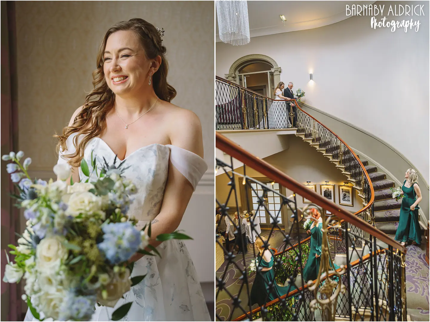 Civil wedding photos at the mansion in Roundhay Park in Leeds Yorkshire