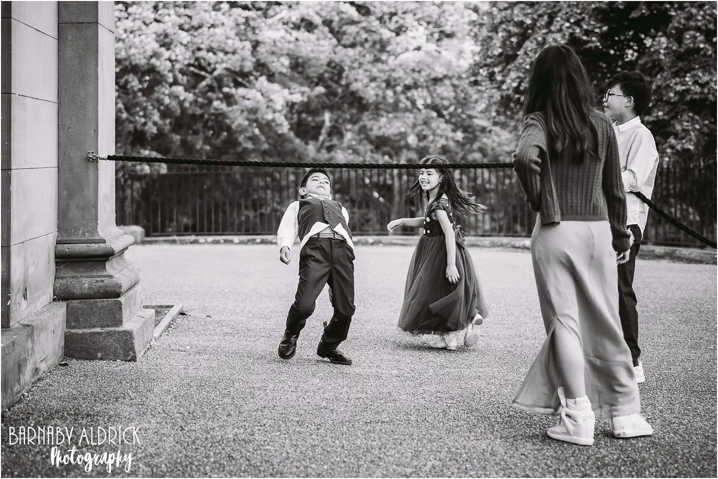 Candid documentary at the mansion in Roundhay Park in Leeds Yorkshire